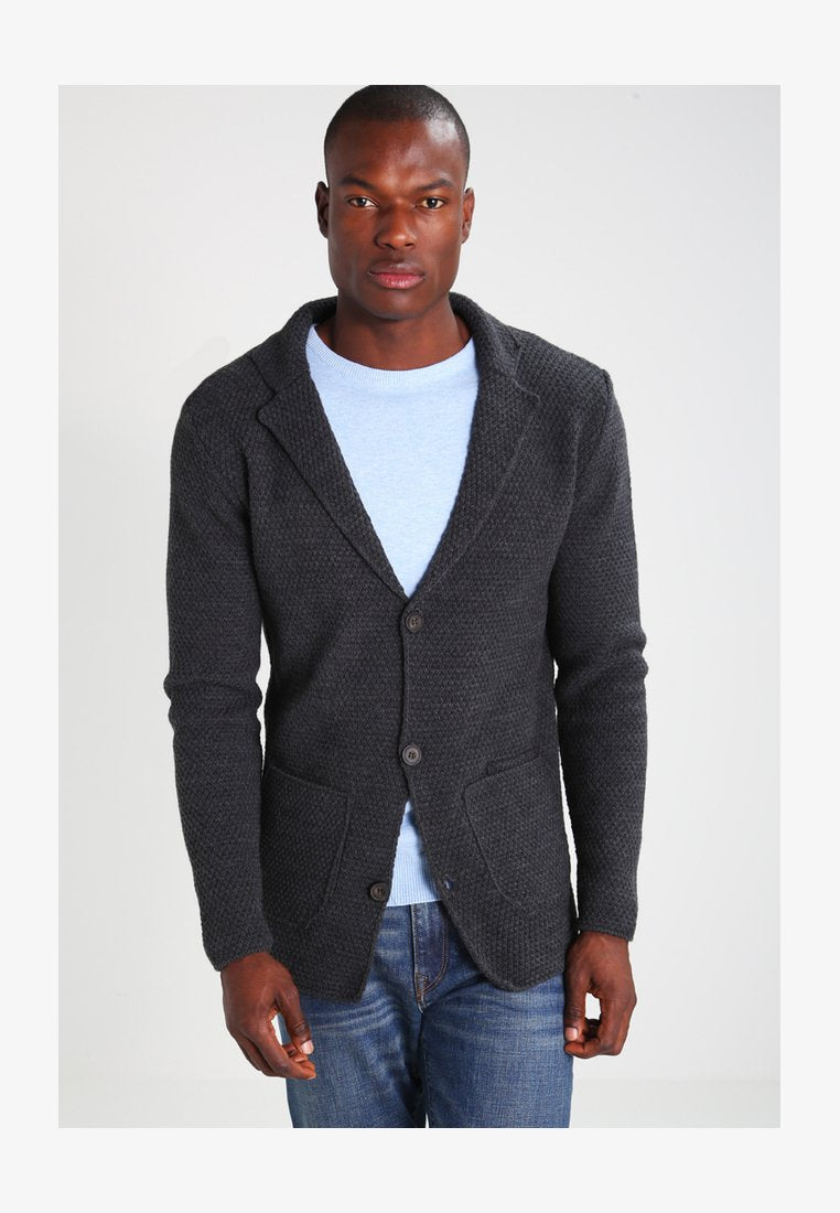 Gilet - mottled dark grey