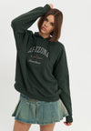 Sweat à capuche - dark green