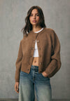 BUTTON-UP - Gilet - camel