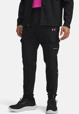 TECH UTILITY WOVEN - Pantalon de survêtement - black