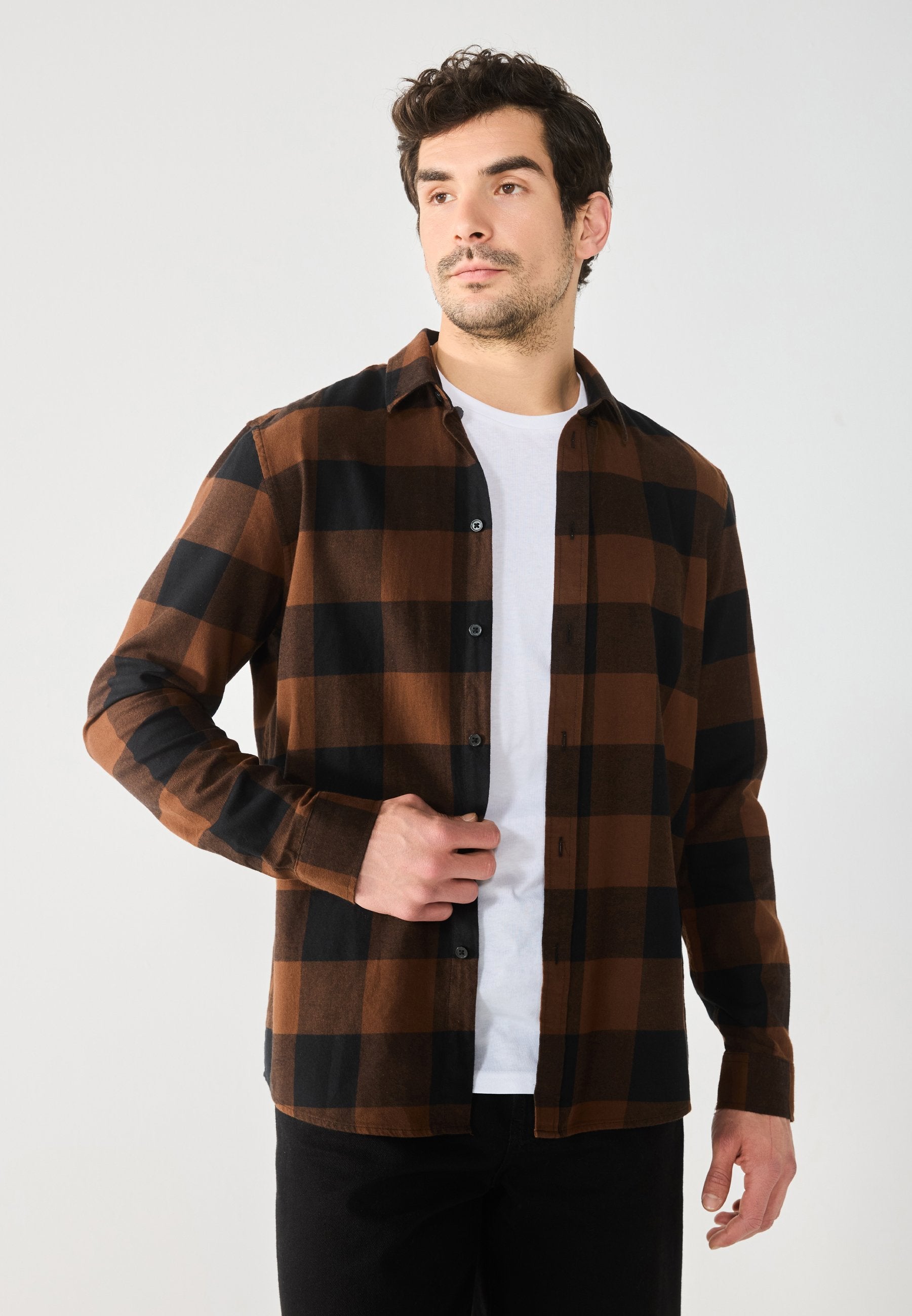 Chemise - black/brown