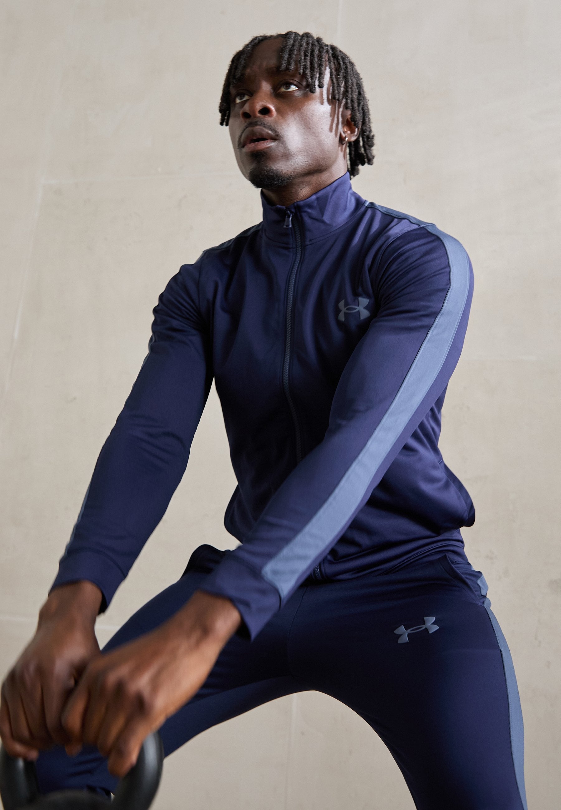 TRACK SUIT SET - Survêtement - midnight navy/downpour gray