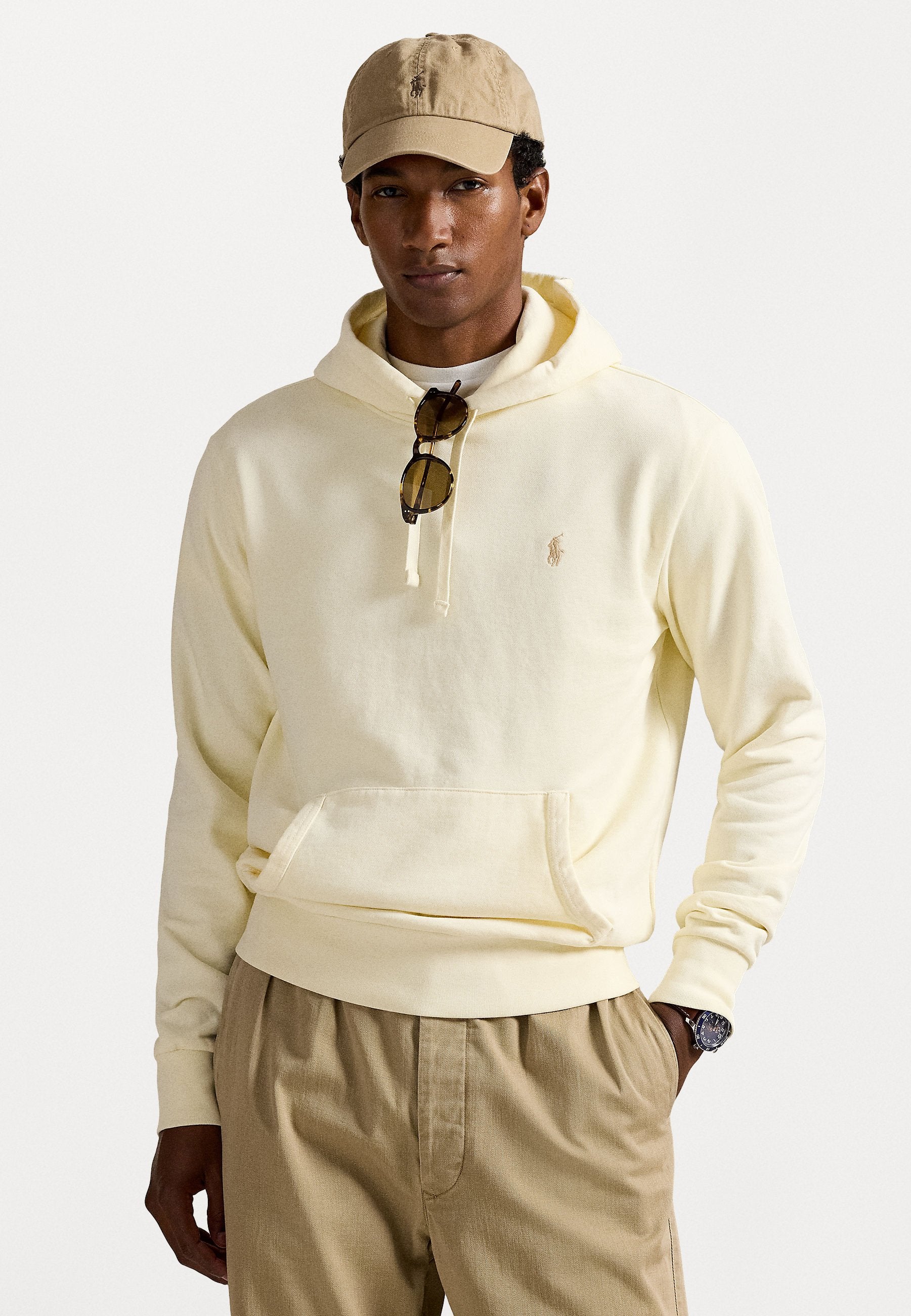 LOOPBACK FLEECE HOODIE - Sweat à capuche - clubhouse cream