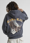 SMALL SIGNATURE WASHED EAGLE HOODIE UNISEX - Sweat à capuche - bleach black