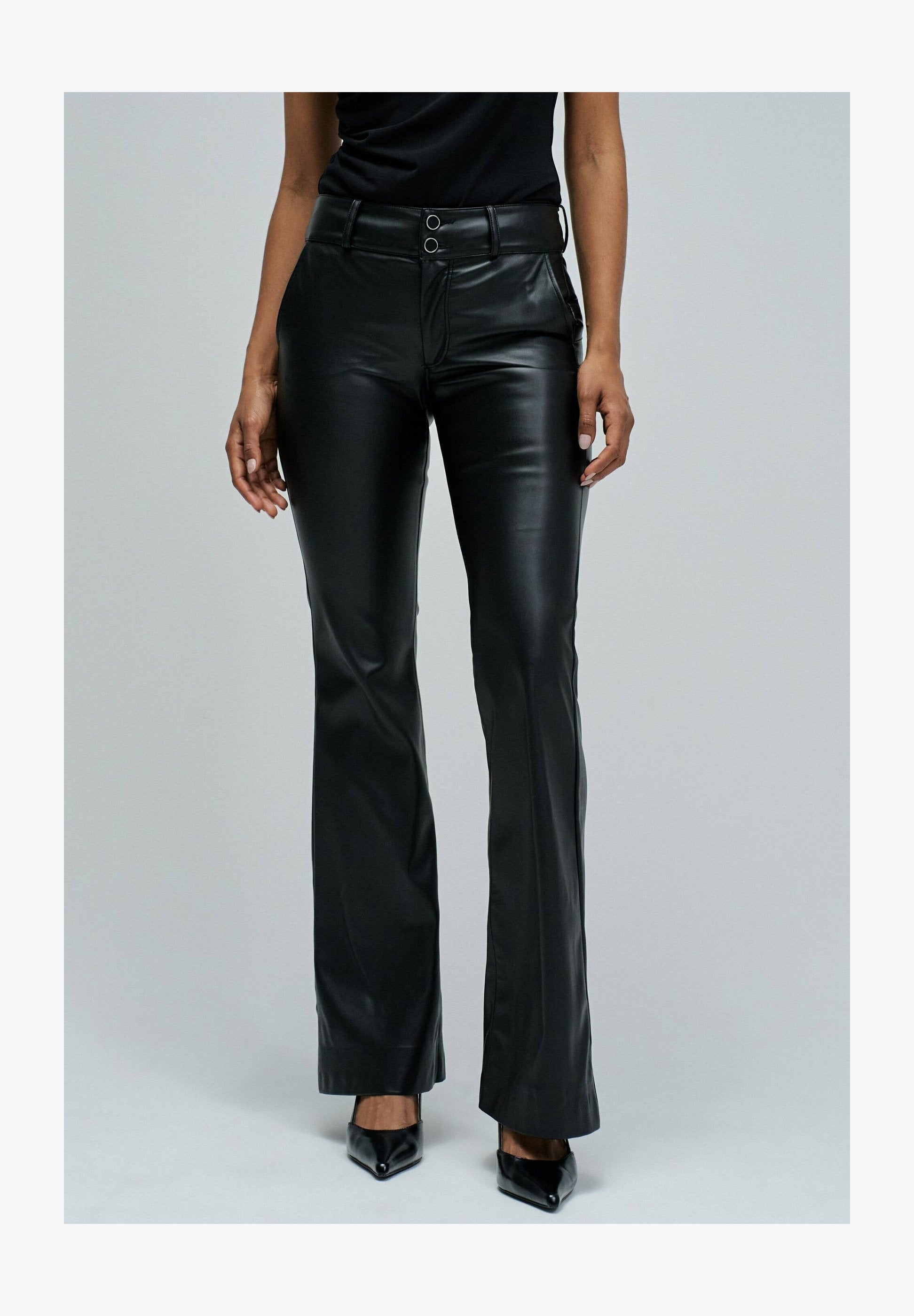 REGULAR - Pantalon classique - schwarz