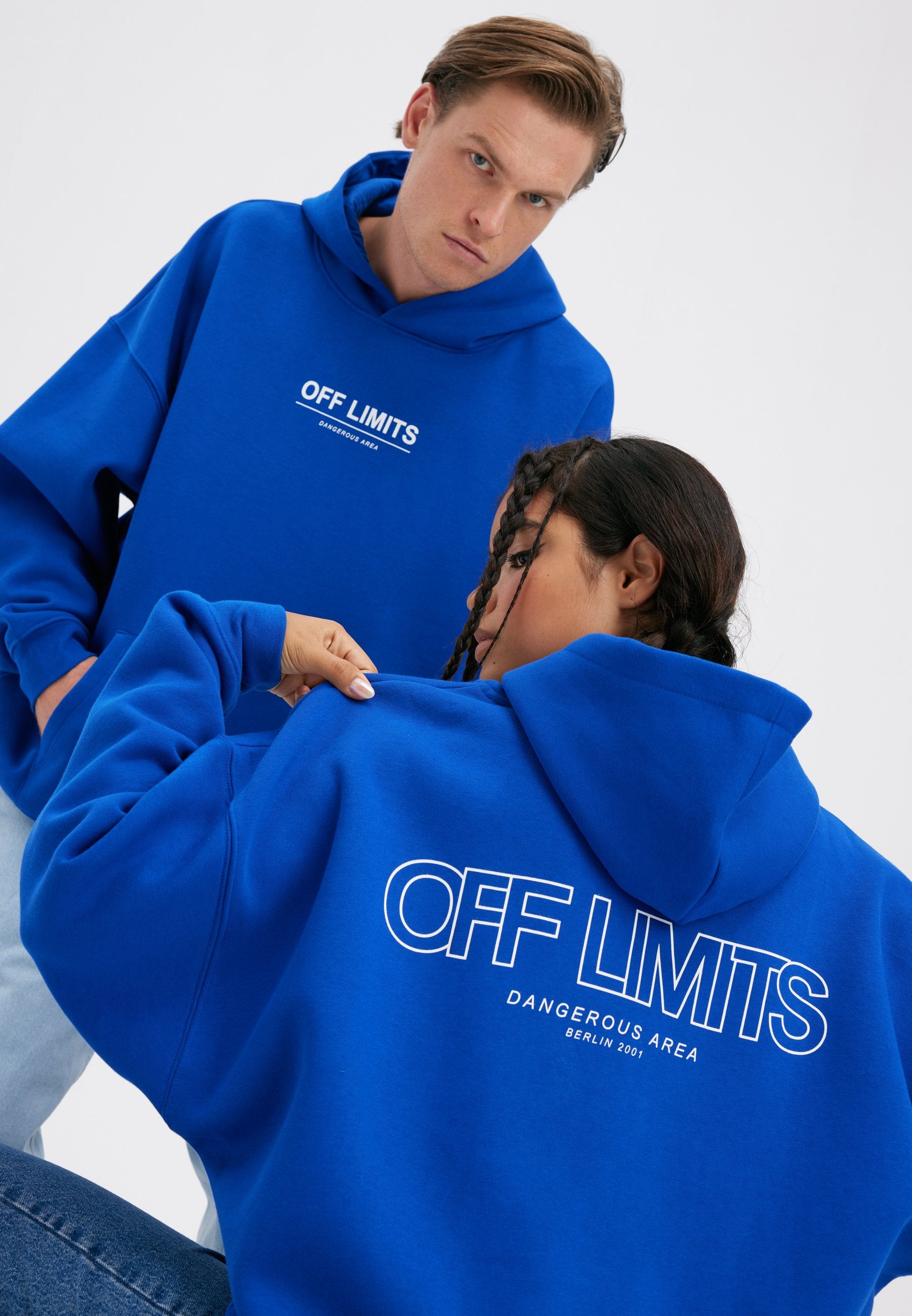 UNISEX - Sweat à capuche - blue