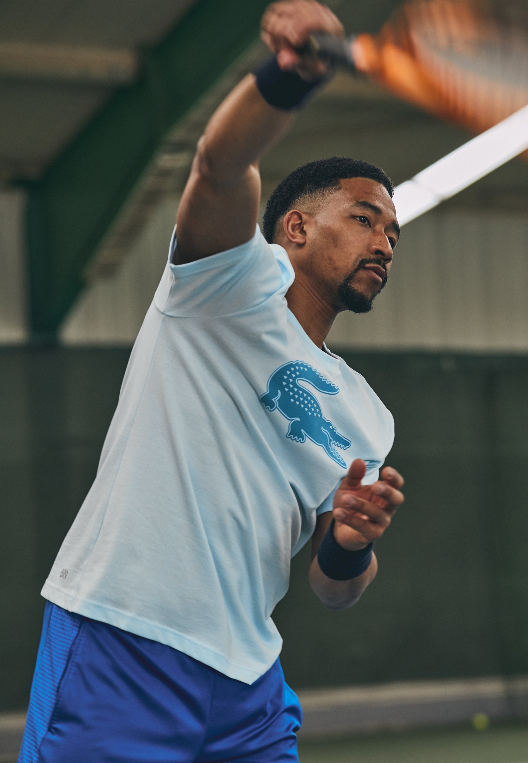 BIG LOGO - T-shirt de sport - rill/gipsy blue