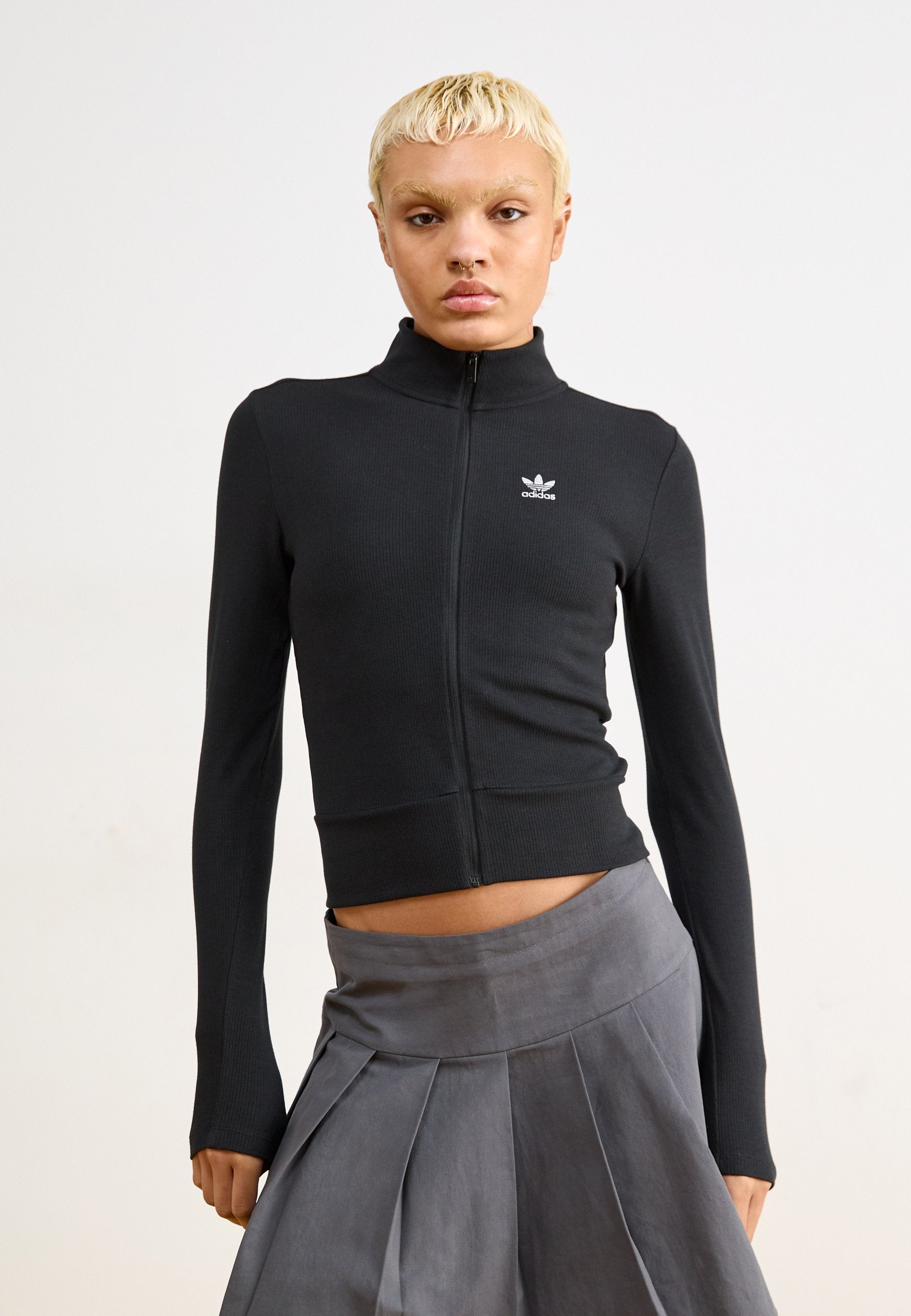 Sweat zippé - black