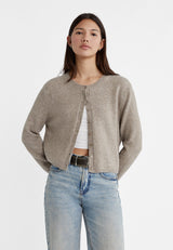 SOFT TOUCH - Gilet - mottled light brown