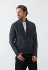 Gilet - mottled dark blue