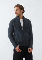 Gilet - mottled dark blue