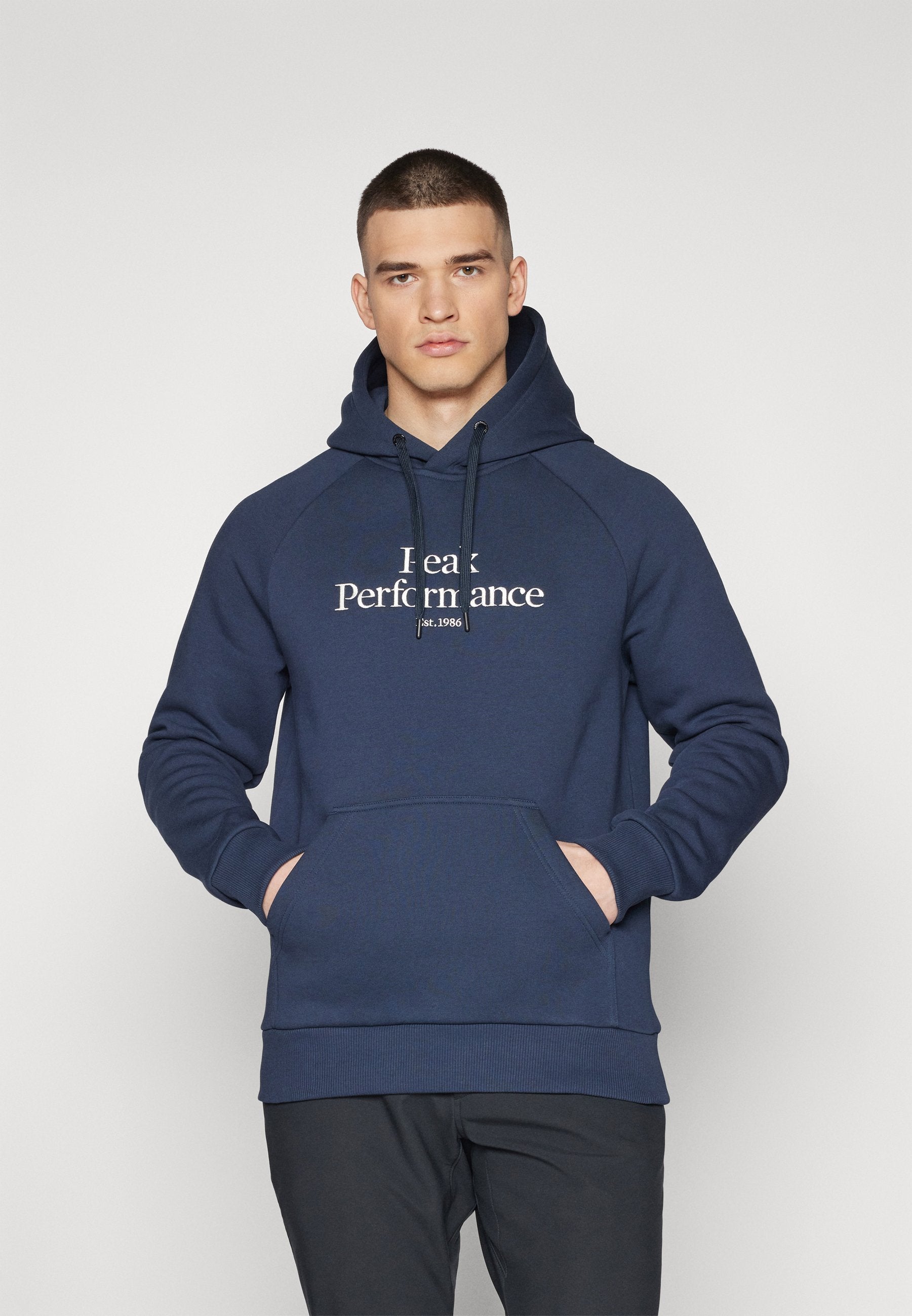 ORIGINAL - Sweat à capuche - blue shadow/offwhite