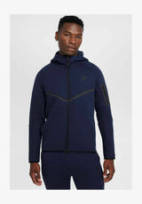 HOODIE - Sweat zippé - marine