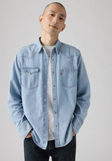 BARSTOW SPECIAL EDITION - Chemise - turquoise rivet western stonewash