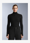 THERMAL WITH PEAK - Caraco - black