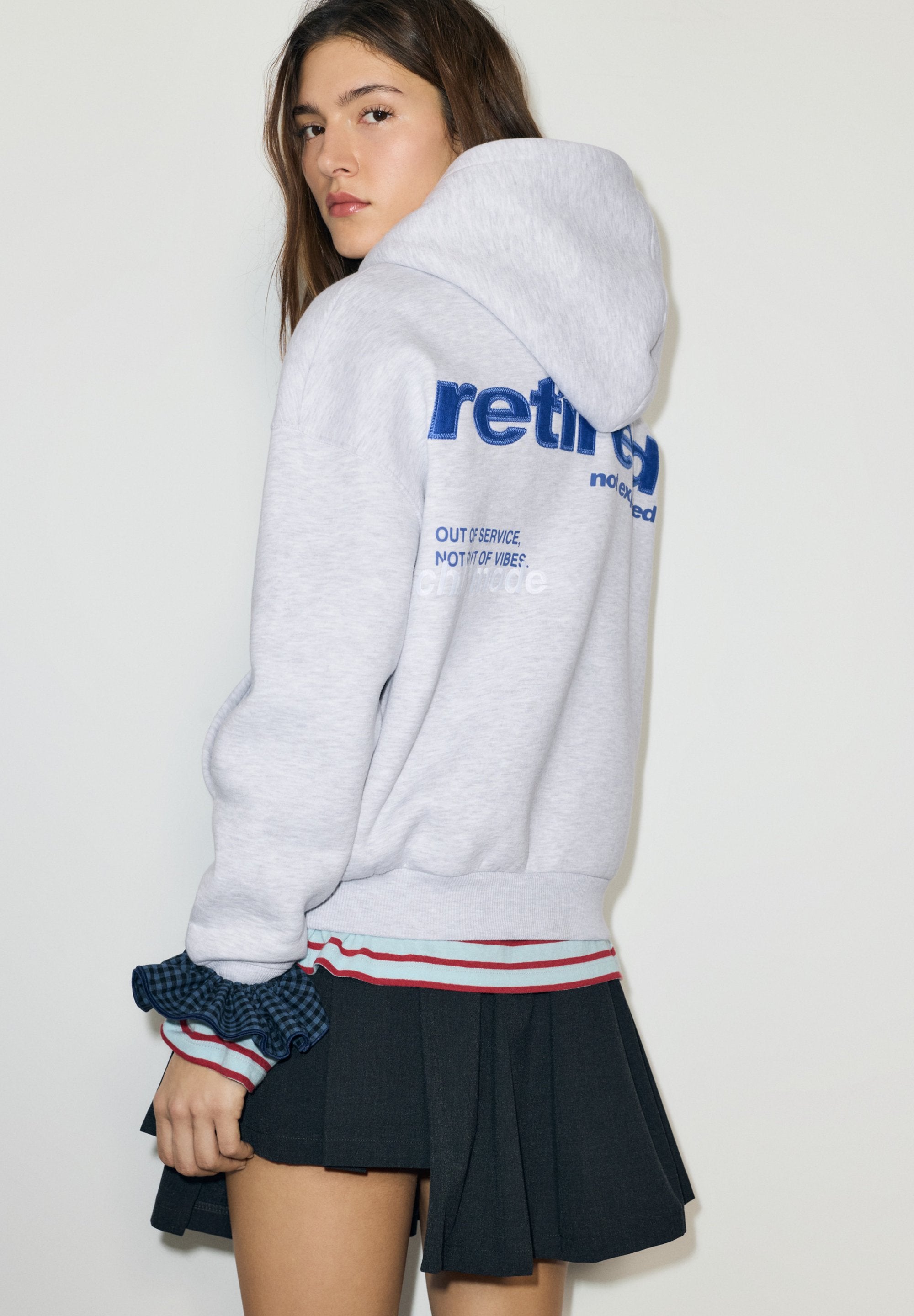 Sweat à capuche - light grey