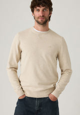 Pullover - white peppercorn heather