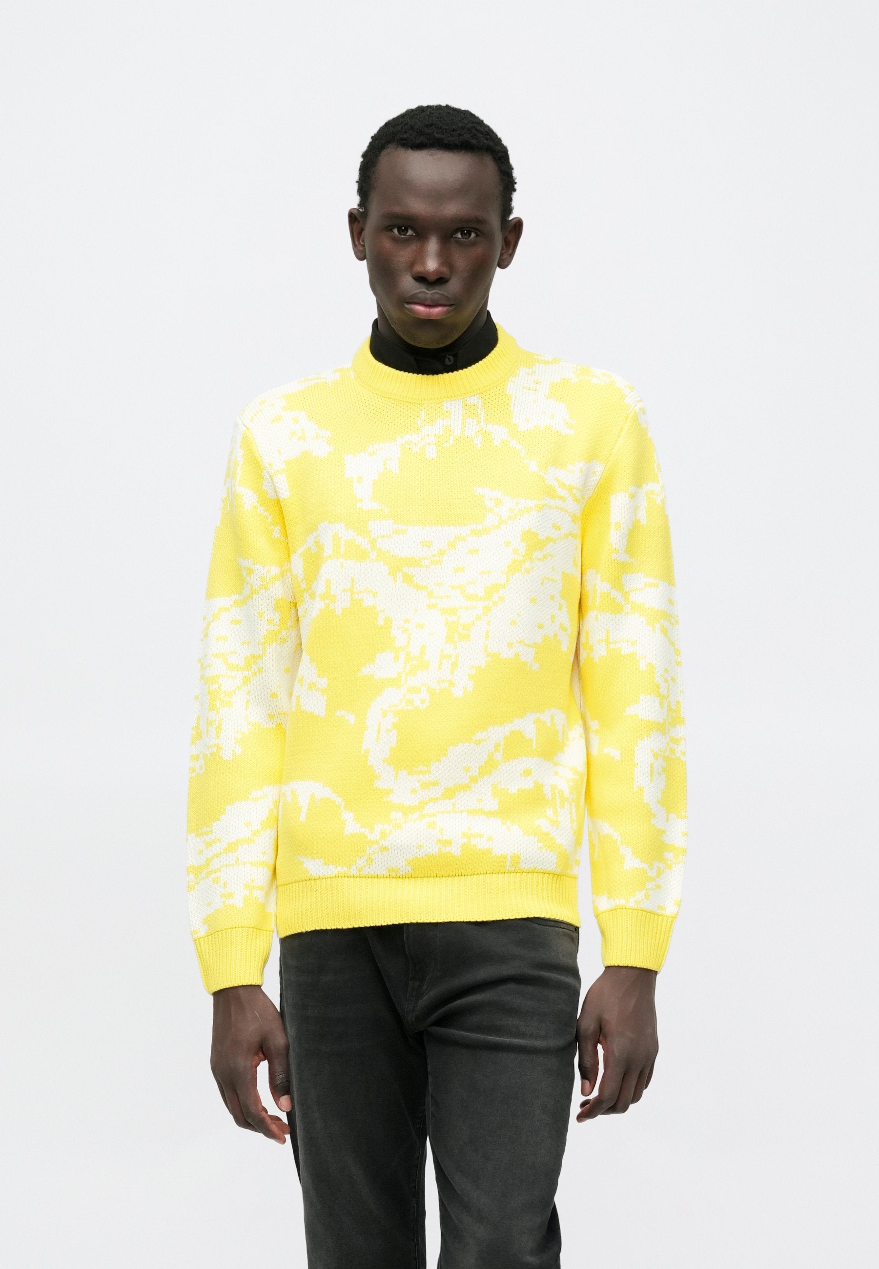 ONSCLARK CREW - Pullover - summer sun/cloud dancer