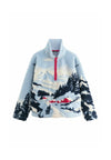 Sweat polaire - blue graphic winter scenic