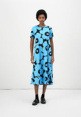 PISTEINEN - Robe en jersey - blue/black