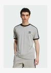 ADICOLOR CLASSICS 3-STRIPES - T-shirt imprimé - medium grey heather black