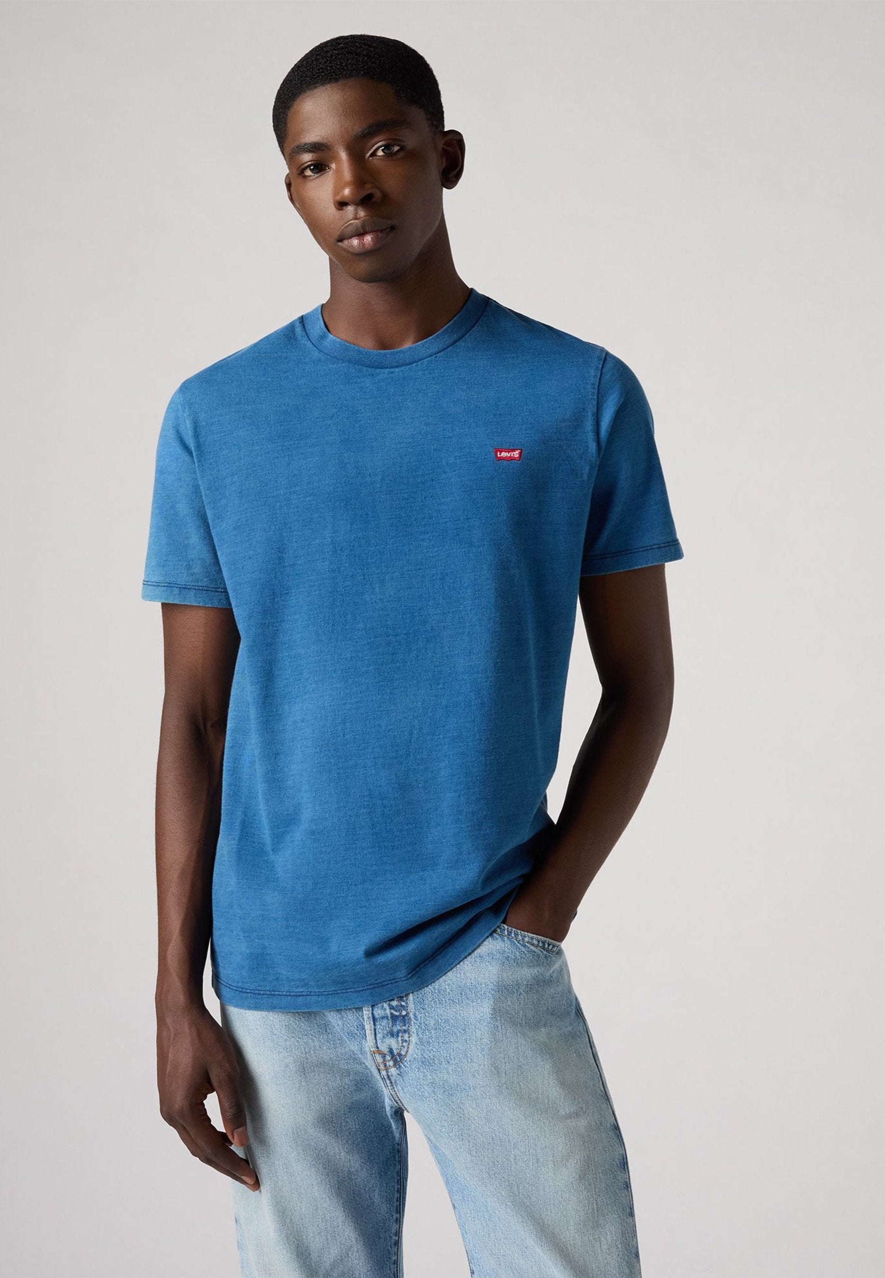 ORIGINAL TEE - T-shirt basique - true indigo/dark indigo