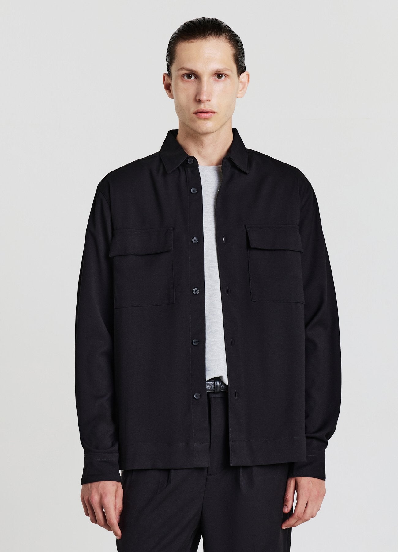 CON TASCONI - Chemise - nero