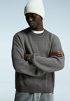 BOXY FIT - Pullover - black
