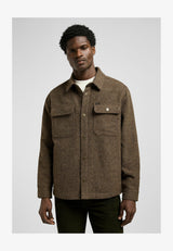 LONG SLEEVE - Veste légère - brown jaspe