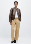 WATER-REPELLENT - Doudoune - dark brown