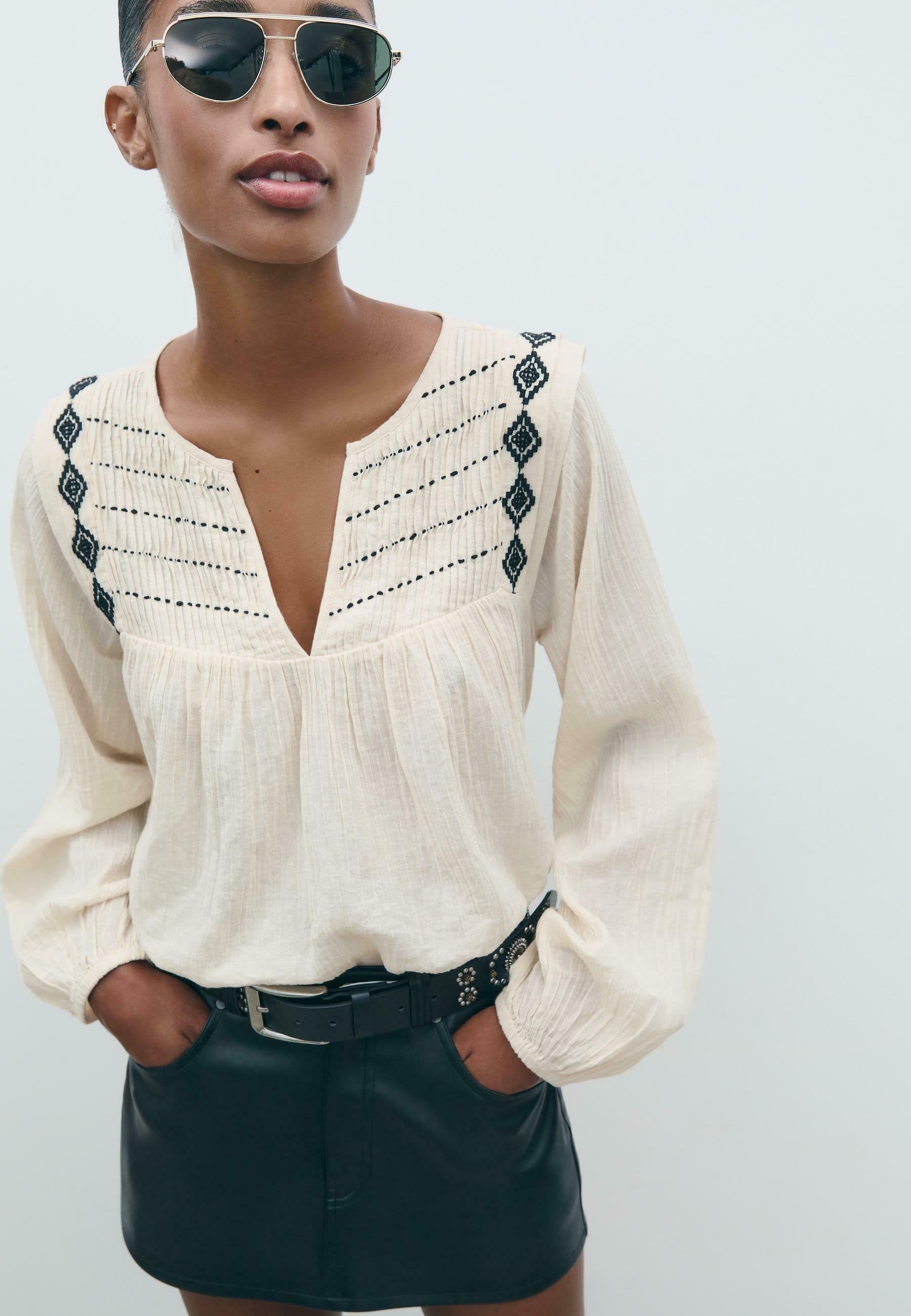 Blouse - white
