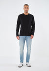 3 PACK - T-shirt à manches longues - bordeaux/black/dark blue