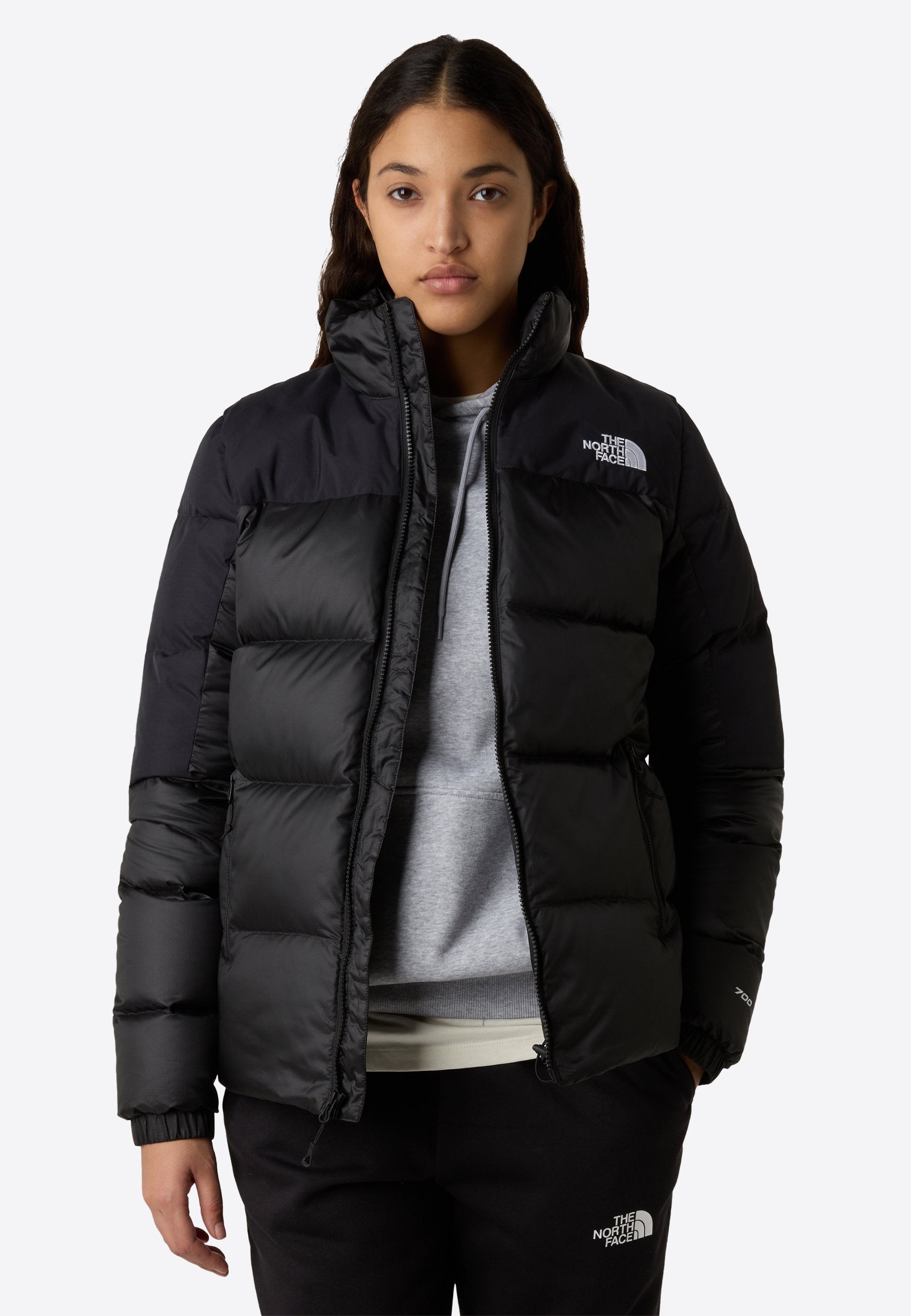 W DIABLO DOWN 2.0 JACKET - Doudoune - black heather/black