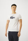BIG LOGO - T-shirt de sport - white/black