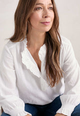 STAR THREE QUARTER SLEEVE - Blouse - salt