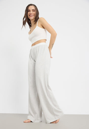 2 PACK - Bas de pyjama - black/light grey