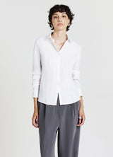 CAMICIA POPELINE SLIM FIT - Chemisier - bianco ottico