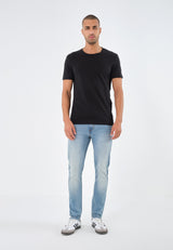 7 PACK - T-shirt basique - black