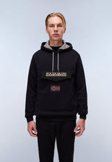 BURGEE WINT - Sweat à capuche - black beauty