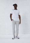 3 PACK - Pantalon de survêtement - mottled light grey/mottled dark blue/black
