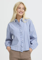 BMMHILDE SHORT SHIRT - Chemisier - stonewash mix
