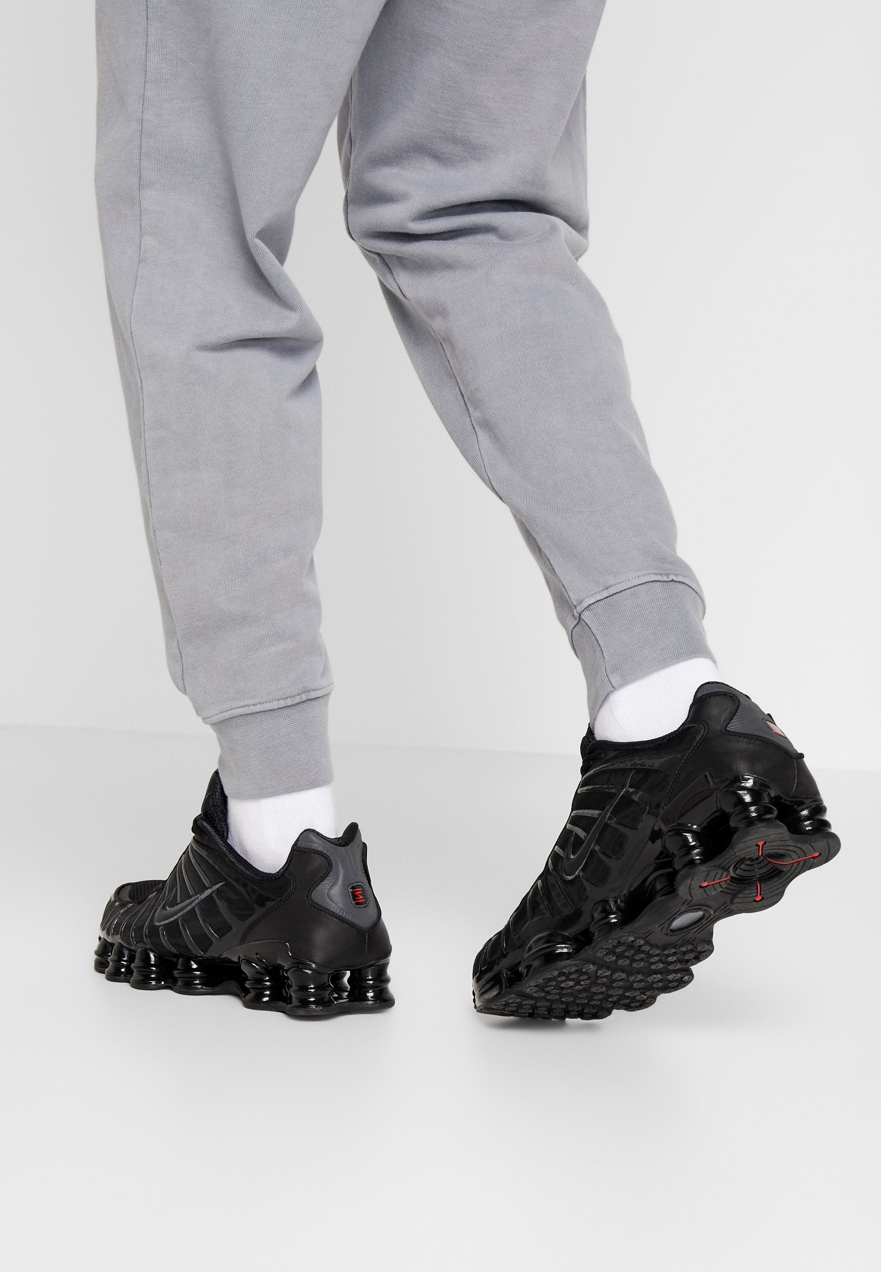 SHOX TL - Baskets basses - black metallic hematite max orange black