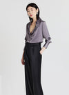 CROP SIMIL - Chemisier - dark grey