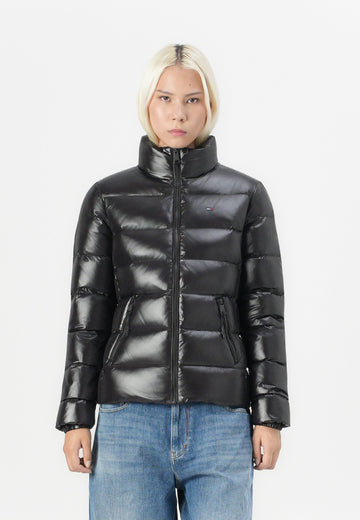 SLIM ZIP JACKET - Doudoune - black