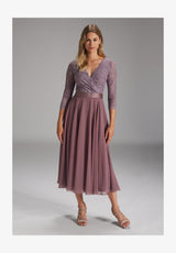 Robe de soirée - mauve