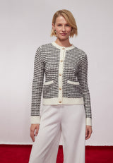 Gilet - black/off-white