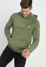 Sweat à capuche - khaki
