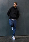 SIGNATURE HOODIE - Sweat à capuche - black/white