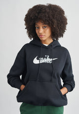 LOGO - Sweat à capuche - black/summit white