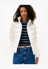 SLIM ZIP JACKET - Doudoune - ecru